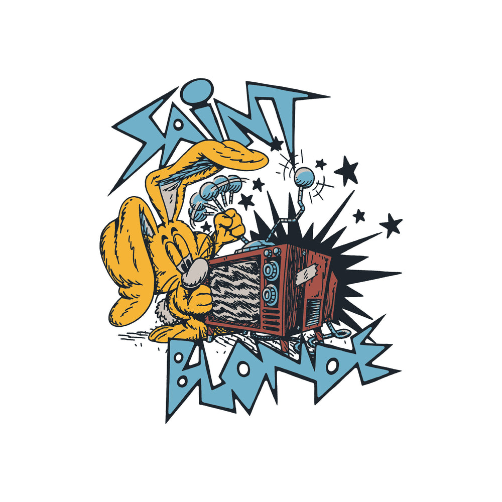 TV Rabbit - White Tee